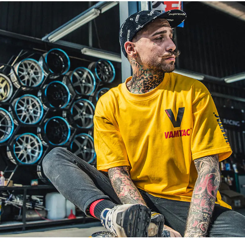 Hip Hop Short Sleeve Couple T-Shirt