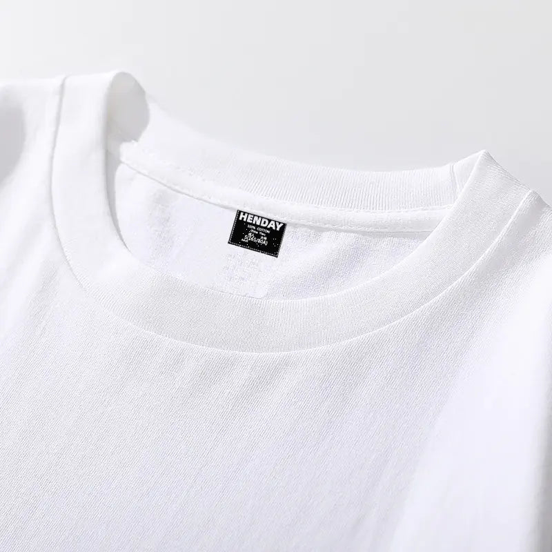 Men's Cotton Hip-Hop Graphic T-Shirt - Short Sleeve